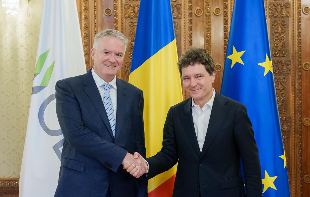 Romania’s goal to join OECD by 2026 “achievable,” secretary-general says during visit to Bucharest