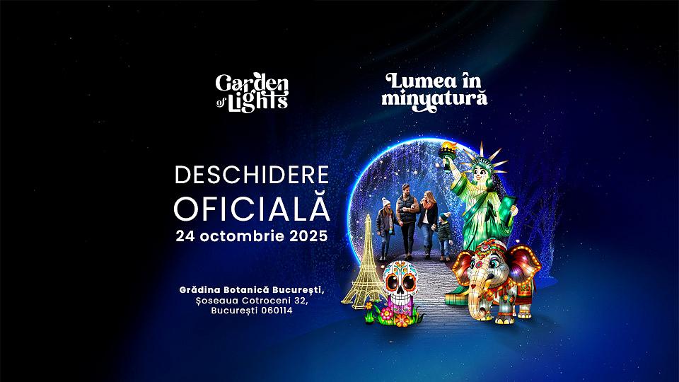 “Garden of Lights” returns to Bucharest Botanical Garden with new “Small World” exhibition