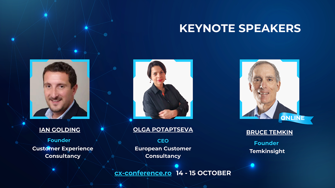 Inspiration, best practices, and a radiography of the local CX landscape: CX Conference Bucharest 2025 brings to the forefront global leaders in Customer Experience and the latest studies about Romanian consumers
