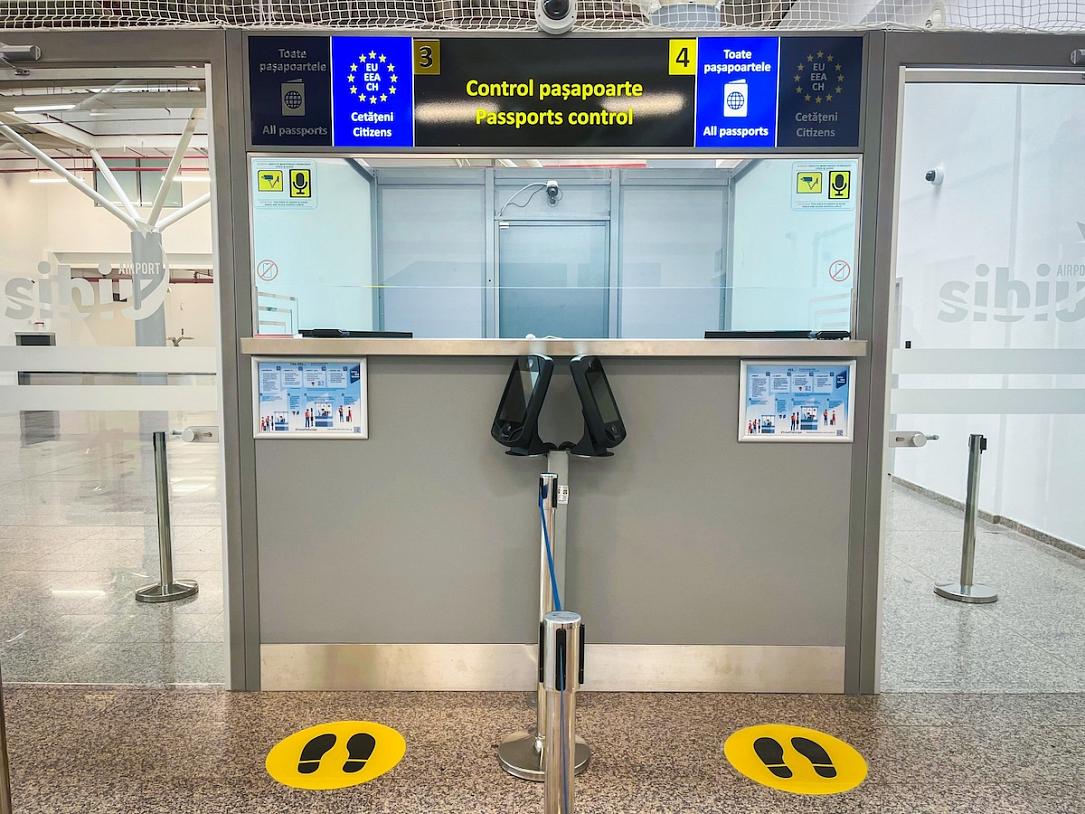 Sibiu Airport first in Romania to implement EU’s biometric Entry/Exit System