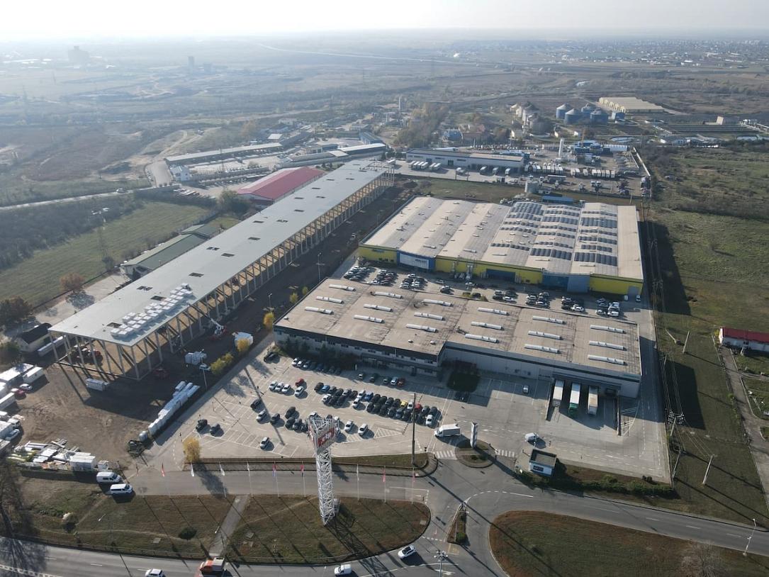 Construction progresses on new 10,800 sqm building at CTPark Oradea North