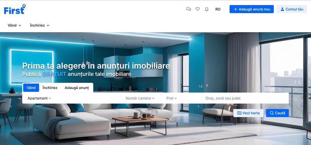 Digital real estate listing platform FIRST launches in Romania