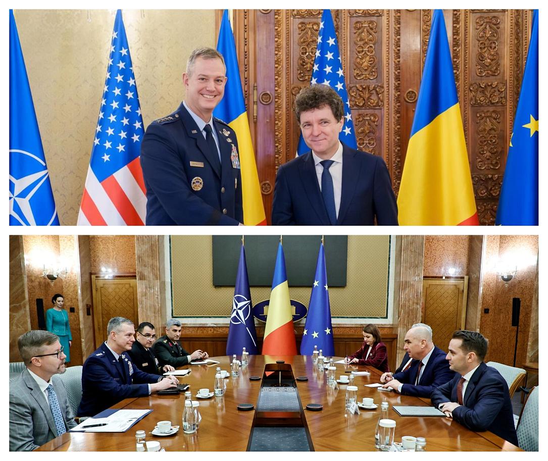 Romanian president and prime minister meet with NATO head in Europe to discuss Black Sea region