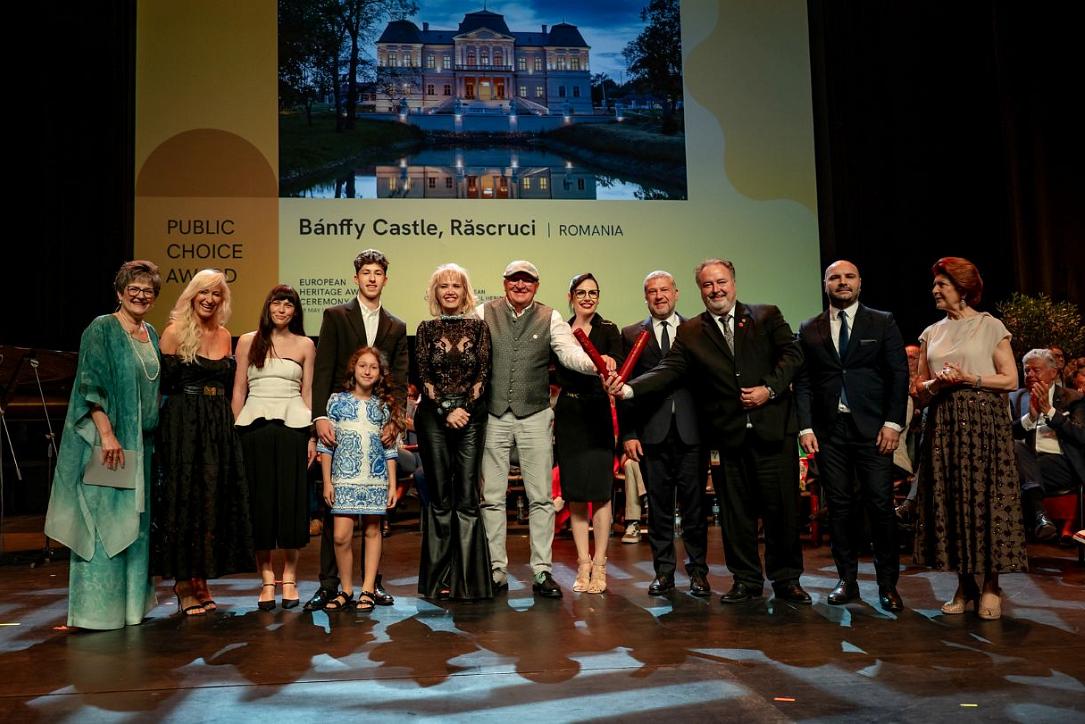 European Heritage Awards: Restoration of Bánffy Castle in Romania’s Răscruci adds Public Choice Award