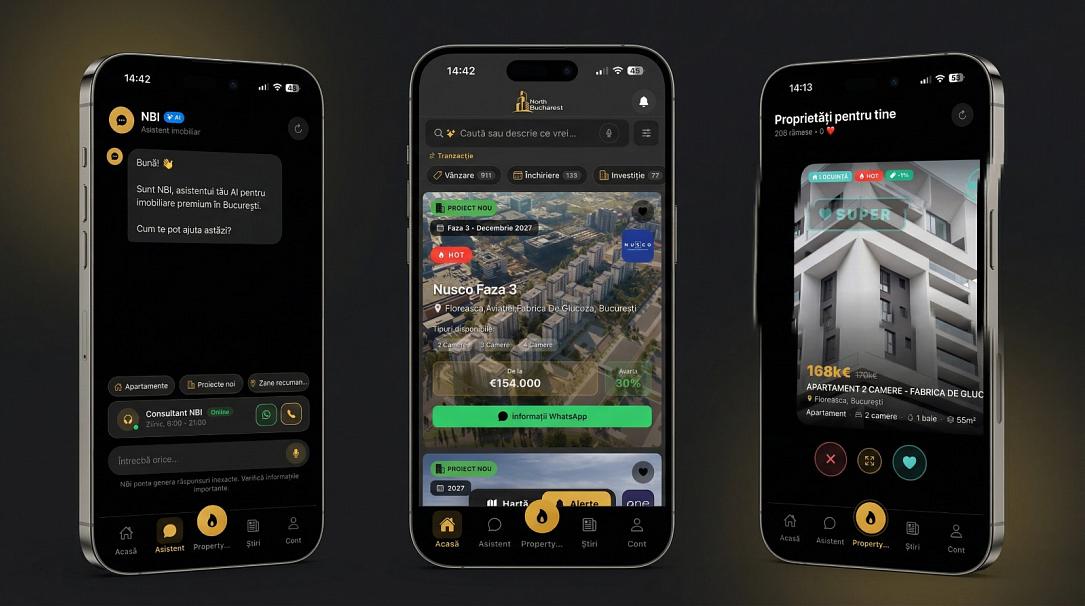 The launch of NorthBucharest.ro: AI, completed properties and thousands of homes within one digital real estate ecosystem