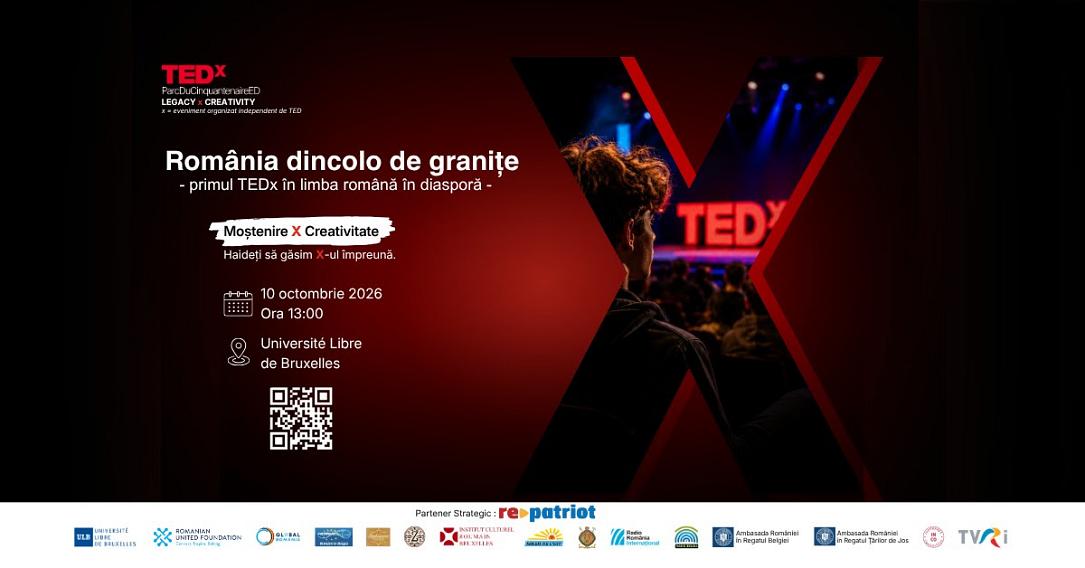 RePatriot announces first Romanian-language TEDx event in the diaspora, set for Brussels