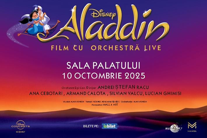 ‘Aladdin – Live to Film Concert’ comes to Bucharest this October